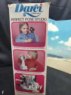 Rare Vintage Kenner Darci Cover Girl Doll Perfect Pose Studio Avec Boîte