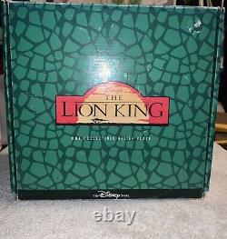 Rare Vintage Lion King 3d Relief Plate #4024 De 5000 Complet En Box Disney