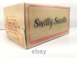 Rare Vintage Marx Tin Smitty Scooter Wind Up Toy Avec La Boîte (années 1920)