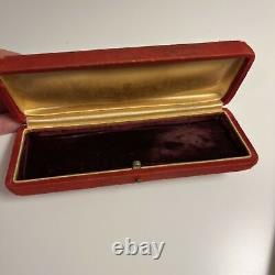 Rare Vintage Montres Box Présentation Rouge