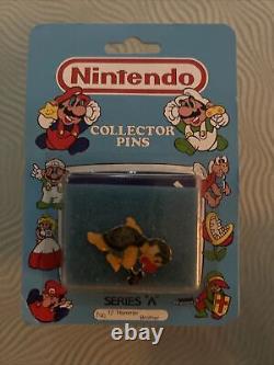 Rare Vintage Nintendo Mario Pins 1988 Lot Mint En Boîte Jeu Vidéo Lapel Pin