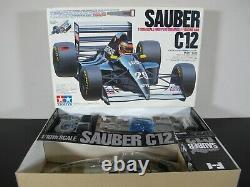 Rare Vintage Nouveau En Open Box Tamiya 1/10 R/c Sauber C12 F-1 Race Car Kit # 58130