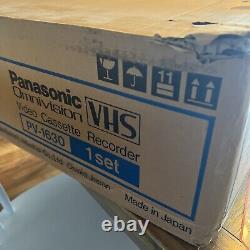 Rare Vintage Panasonic Pv-1220 Vcr Enregistreur Vhs Dans La Boîte D'origine Pv-1630