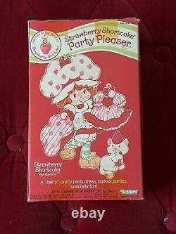 Rare Vintage Party S'il Vous Plaît Strawberry Shortcake Seled Box Kenner