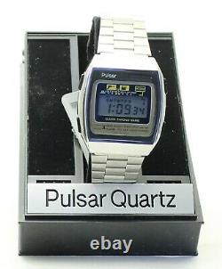 Rare Vintage Pulsar (seiko) Y760-5039 Jeu Numérique Watch 1981 Boxed Nos Japon