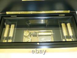 Rare Vintage Reuge Interchangeables Music Box 50 Notes 10 Chansons (videos Watch)