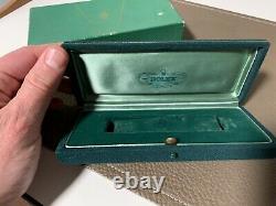 Rare Vintage Rolex Green Watch Box Bubbleback Rare