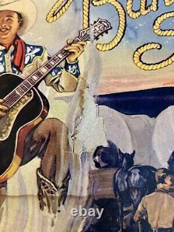 Rare Vintage Roy Rogers Cowboy Band Set No. Boîte Originale De 60 Spec-toy-culars Inc.