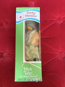Rare Vintage Shortcake Fraise Mint Tulip Party S'il Vous Plaît Doll & Pet Sealed Box