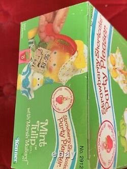 Rare Vintage Shortcake Fraise Mint Tulip Party S'il Vous Plaît Doll & Pet Sealed Box