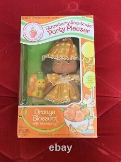Rare Vintage Strawberry Shortcake Party S'il Vous Plaît Orange Blossom Box Scellé