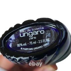 Rare Vintage UNGARO par Emanuel Ungaro eau de Toilette 75ml 2.5 oz Boîte de parfum