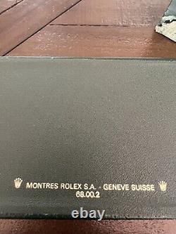 Rare Vintage Vert Véritable Boîte Rolex 68.00.2 Avec Boîte Extérieure