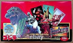 Rares Godzilla Vintage? Jpp/amada 1995 Boîte De Cartes De Commerce