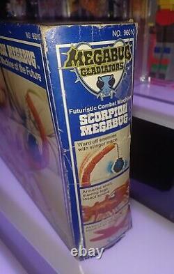 Rêve? Vintage Kenner 1979 Megabug Gladiators Scorpion Avec Boîte Mib Clean