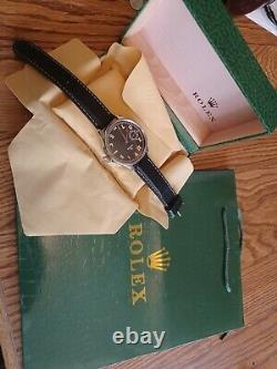 Rolex Mens Watch Belle! Cadran Californien. Vintage Rare Boîte Et Sac De Service