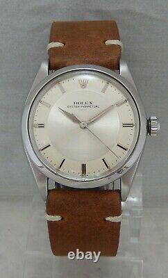 Rolex Oyster Perpetual Ultra Rare Modèle 5552 Montres Homme Orig Box & Papers 1963