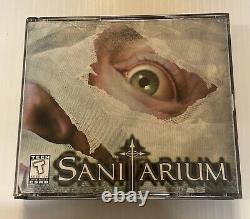 Sanitarium Vintage GRAND COFFRET JEU COMPLET PC CD-ROM 1998 TRÈS RARE EN EXCELLENT ÉTAT