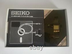 Seiko Rc-4000 Pc Datagraph Très Rare 80's Vintage Computer Watch Nouveau Dans La Boîte