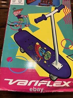 Skateboard vintage Variflex SKOOT SKATE neuf dans sa boîte rare