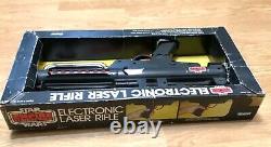 Star Wars Vintage Electronic Laser Rifle Esb Rare Avec Box Kenner Handheld Playset