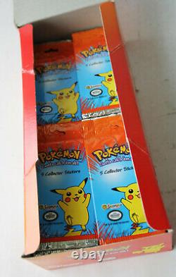 Stickers Collectionneur Rare Vintage 1999 Pokémon Sandylion Nouvelle Boîte De 48 Packs