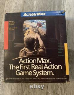 Système De Jeu Vidéo D'action Max Vhs Console Dans La Boîte D'origine Extrêmement Rare Vintage