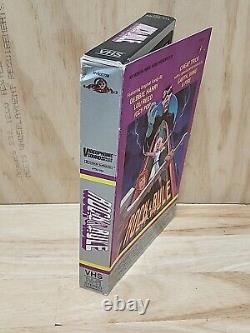 VHS ROCK & RULE vintage en grande boîte avec couverture rabattable, rare de 1983 NELVANA MGM/UA