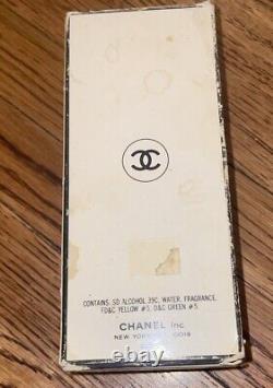 VINTAGE Années 1970 4oz Nouveau & Non Utilisé Chanel N° 19 Eau De Cologne Splash Dans sa Boîte RARE