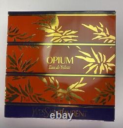 VINTAGE Opium Yves St. Laurent Eau de Toilette 4 fl oz. 120ml NEUF DANS LA BOÎTE RARE