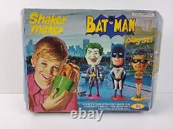 Vintage 1974 Batman Shaker Mold Maker Playset Jouet Idéal Avec Boîte DC Comics Rare