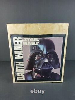 Vintage 1977 Star Wars Darth Vader Casque Don Post Studios Avec Boîte Originale Rare