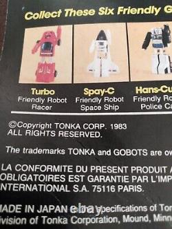 Vintage 1983 Tonka Gobots Go Bots Cop-tur 04 Cardé Scellé Super Rare