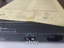 Vintage 1985 Technics Compact CD Player Black Sl-p2 Open Box Rare
