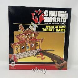 Vintage 1986 Chuck Norris Karate Kommandos Ninja Attack Cible Game Rare Box