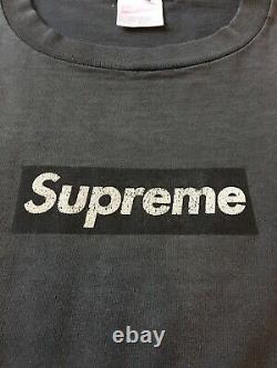 Vintage 1997 Supreme Box Logo T Shirt Sz Large Rare 90s Single Stitch