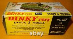 Vintage 70s Dinky Toys 353 Ufo Shado 2 Mobile Space Vehicle Complete Boxed Rare