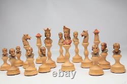 Vintage Anri Mediolanum Bust Chess Set In Box Rare