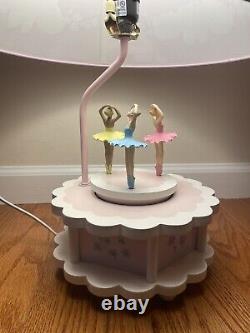 Vintage Ballerina Music Box Lampe Boîte Ouverte, Rare