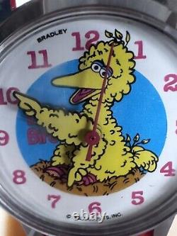 Vintage Bradley Sesame Street Big Bird dans la boîte Rare