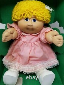 Vintage Cabbage Patch Kid 1985 Triang Girl Gaudy Gold Rare Boxed