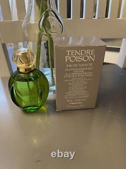 Vintage Christian Dior Tendre Poison 3.4 Oz Edt 100 ML Testeur Avec Box Tender Rare