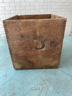 Vintage Dr Kilmer Swamp Root Wooden Shipping Crate Très Rare! Boîte En Bois