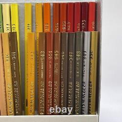 Vintage Eagle Prismacolor Crayons D'art 47 Couleurs Set No. 955 Boîte Rouge Rare Non Utilisé