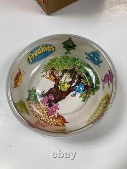 Vintage Fruity Freakies Céréale Bowl & Cup Rare! Nouveau Dans La Boîte D'origine