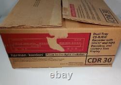 Vintage Harman Kardon Cdr 30, Lecteur CD & Enregistreur Avec Remote Rare New In Box