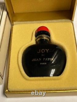 Vintage Jean Patou Joy Pure Parfum 7,5ml/0,25 Fl. C'est Vrai. Nouveau Dans La Boîte Rare (ref. 1103)