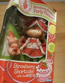 Vintage Kenner Party S'il Vous Plaît Strawberry Shortcake Rare Seeled Box Free Ship