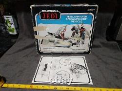 Vintage Kenner Star Wars Rebel Armored Snow Speeder Rare Meccano Boîte/instructions Seulement