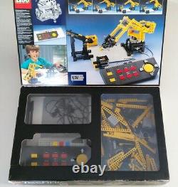 Vintage Lego Technic 8094 Centre De Contrôle Avec 2 Moteurs, Instructions, Boîte, Rare